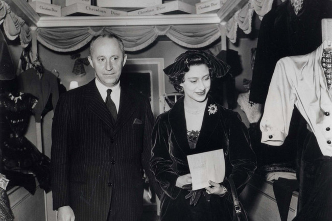 christian dior先生伴随英国王室玛格丽特公主亲自造访dior蒙田
