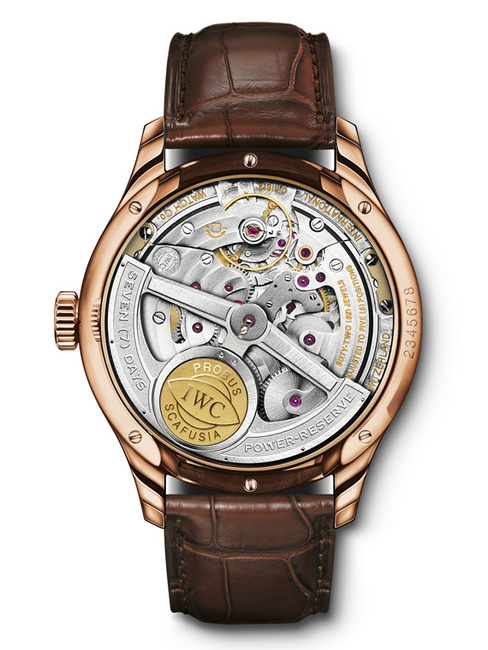 iwc葡萄牙万年历手表iw502306(背面)