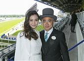 Angelababy优雅出席  LONGINES皇家赛事