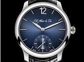 H. MOSER & CIE  优雅熏蓝 魅力小叁针