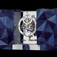JAEGER-LECOULTRE Atmos Marqueterie Paille-雕塑湛蓝苍穹