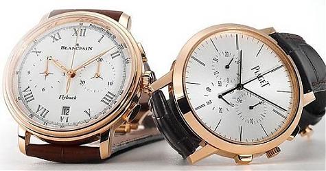 高階飛返計時錶傑作 PIAGET vs BLANCPAIN