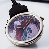 全球只有一對！HERMÈS Arceau琺瑯彩繪懷錶