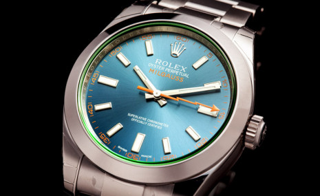 勞力士運動錶推薦 Milgauss綠玻璃116400GV標榜高抗磁性能