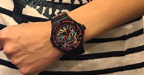[錶友分享]運動工作室鄭哥最新入手的HUBLOT刺繡錶