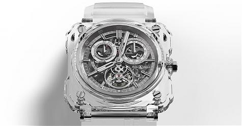 BR-X1 Tourbillon Sapphire 晶莹剔透！