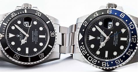 勞力士人氣款  Submariner Date vs GMT Master II