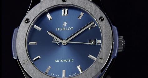 经典时尚蓝 HUBLOT男士表
