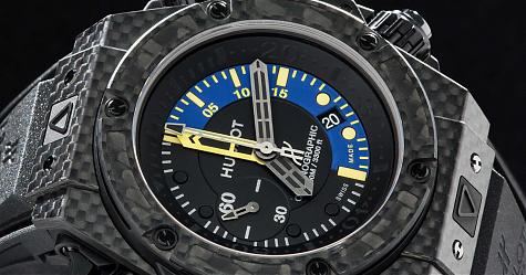 地表最強防水計時碼錶 宇舶King Power Oceanographic 1000 Carbon