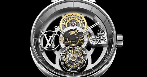 新月家族磅礡登場 路易威登 Tambour Moon Flying Tourbillon Poinçon de Genève