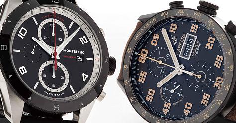 十萬級賽車計時碼錶 MONTBLANC vs TAG HEUER