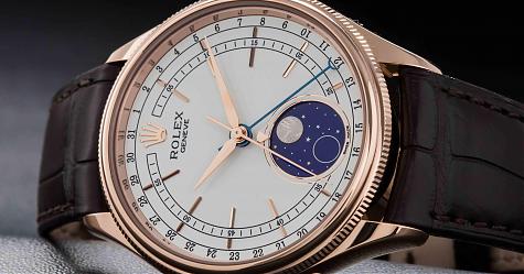 勞力士正裝錶唯一首選 久違半世紀的月相錶Cellini Moonphase