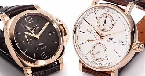 動力儲存顯示腕錶 IWC Portofino vs PANERAI Luminor 1950