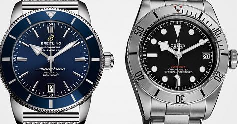 系出同門的自製三針 BREITLING Superocean vs TUDOR Black Bay