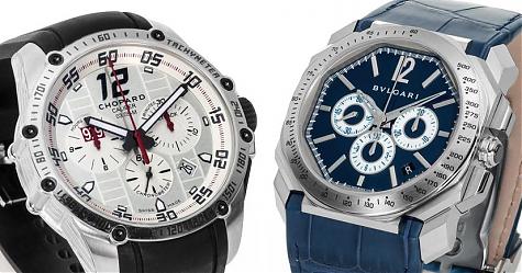 賽車聯名腕錶 BVLGARI vs CHOPARD