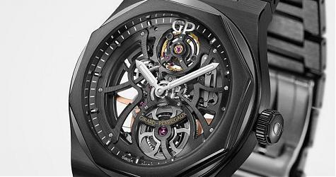 这个少见！黑陶瓷+鏤空 芝柏表Laureato Skeleton Ceramic