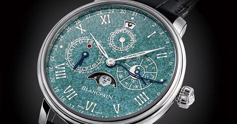 限量一只不特別才奇怪 BLANCPAIN Villeret中華年曆翡翠綠琺瑯腕錶