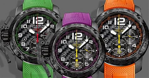 輕得很五顏六色 GRAHAM Chronofighter Superlight Carbon腕錶