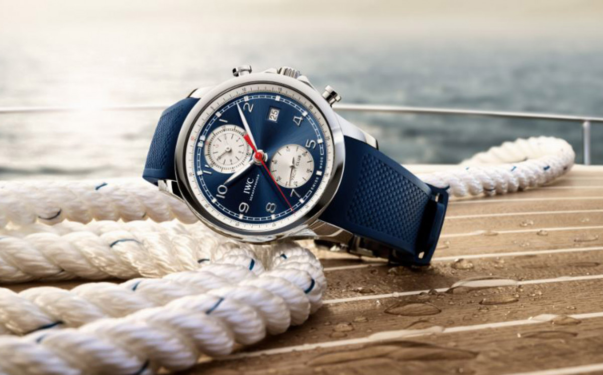 夏天戴藍面實在超級搭 IWC葡萄牙航海精英計時錶