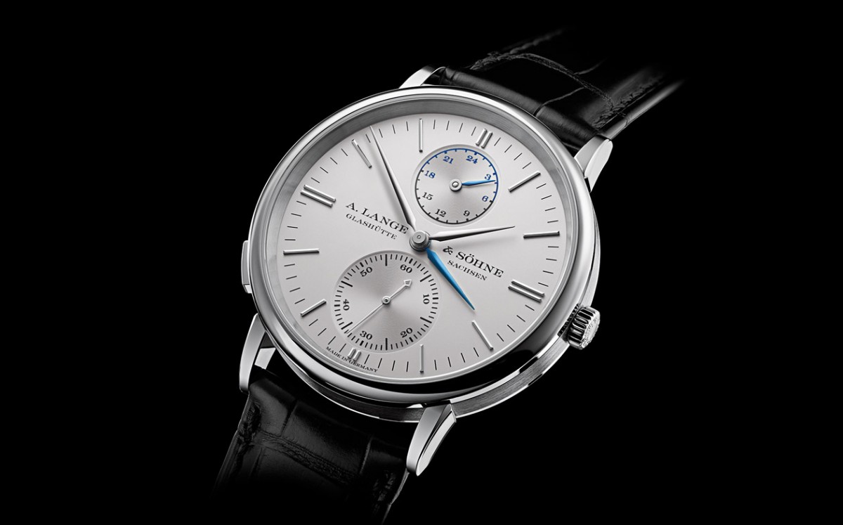 高級錶也是可以很實用 朗格Saxonia 18K白金兩地時間錶