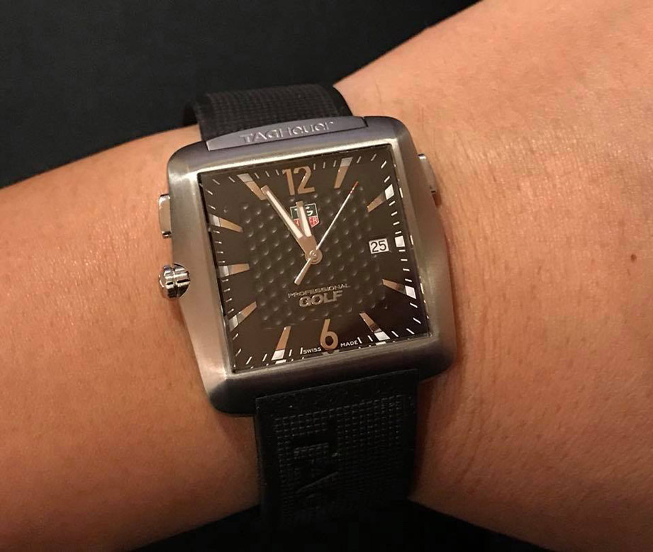 錶友分享：安心戴去打球吧——TAG HEUER老虎伍茲高爾夫球錶