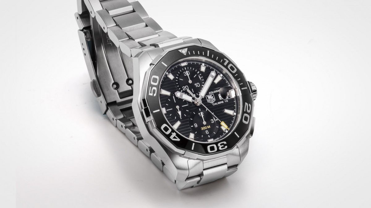 裝備升級的豪雅水鬼 TAG HEUER Aquaracer 300M計時錶