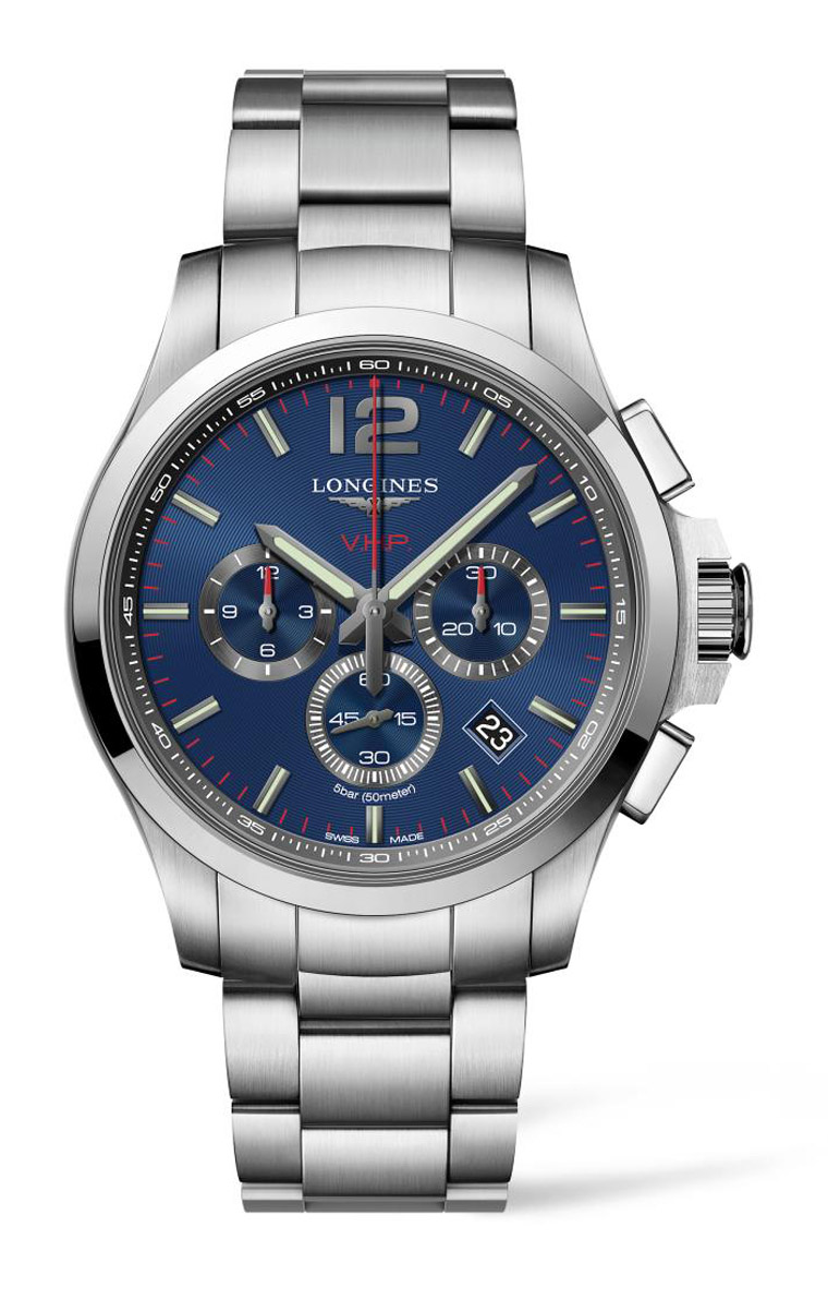 这种精准度实在太教人放心 浪琴征服者系列v.h.p.