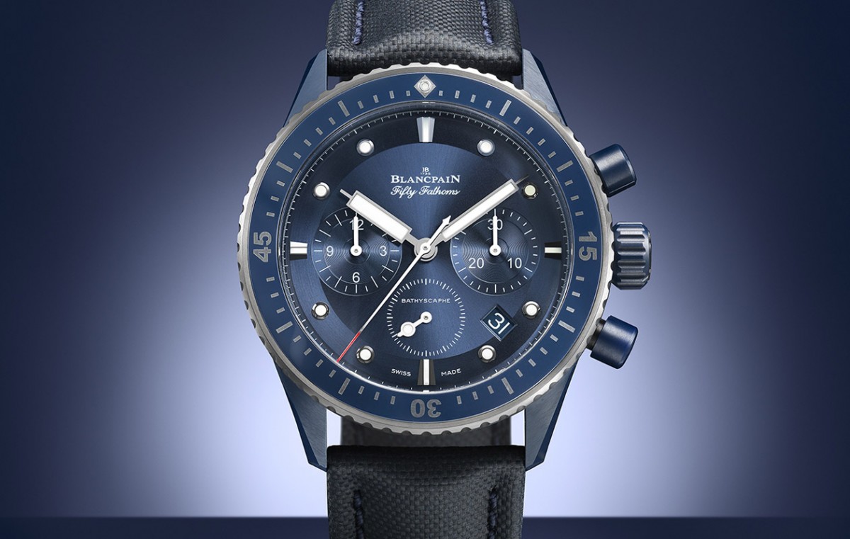 彻头彻尾的蓝色主题 宝珀五十噚Bathyscaphe Bucherer限定版
