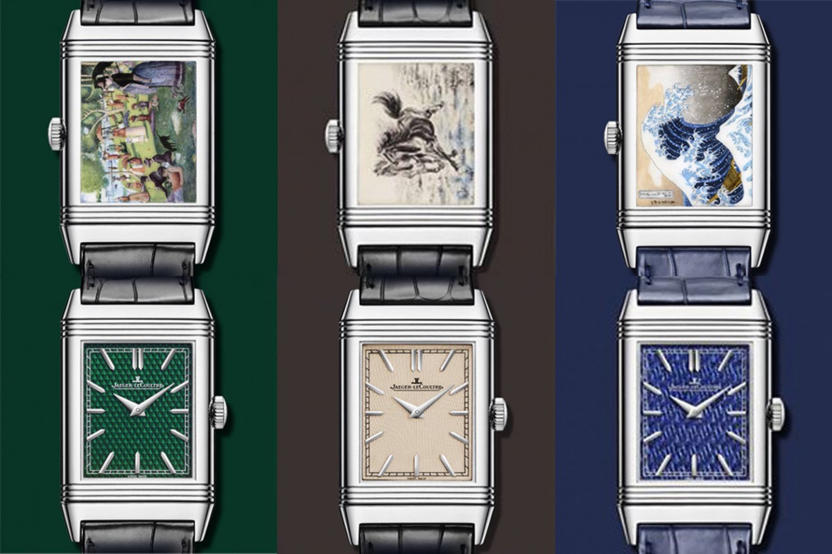 藝術名畫直接戴著走 積家Reverso Tribute Enamel