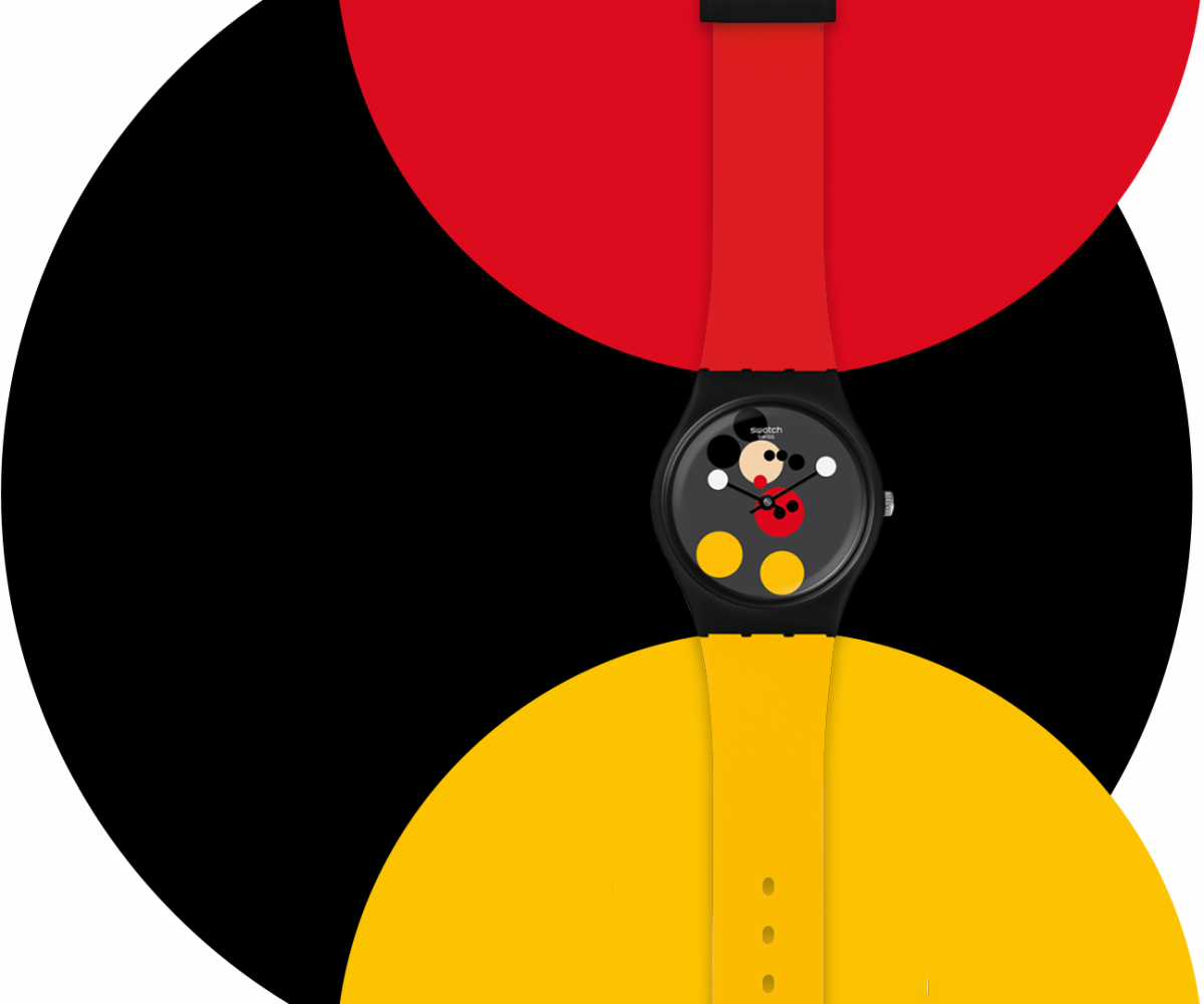 经典偶像米奇诞生90周年　SWATCH携手Damien Hirst推出Mickey腕表