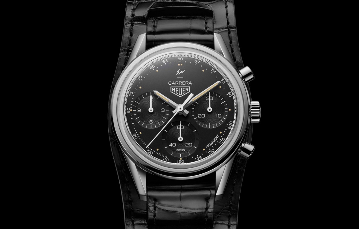 最潮的卡莱拉现身 TAG HEUER Carrera Heuer-02 x 藤原浩Fragment计时表
