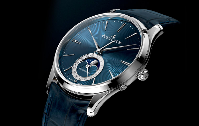 讓人捨不得移開目光的藍面 積家Master超薄琺瑯月相錶