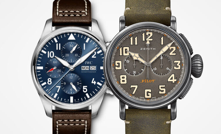 飛行計時碼錶 IWC vs ZENITH