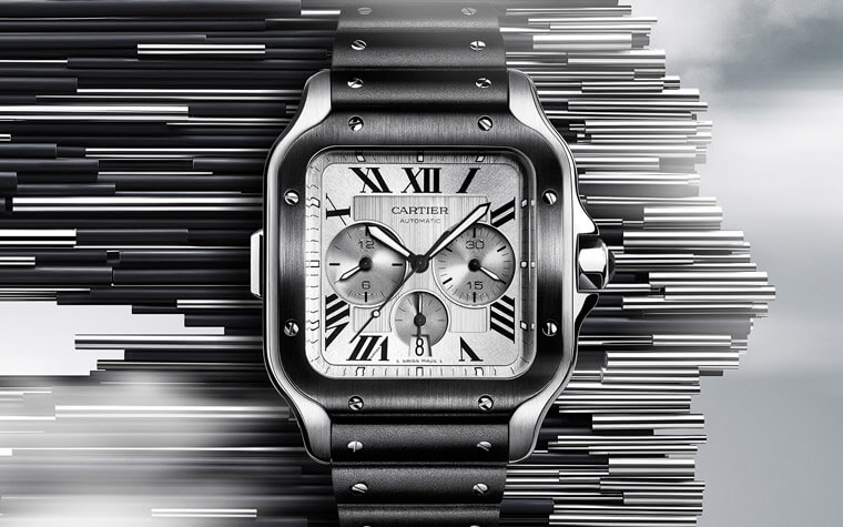 SIHH 2019:經典飛行錶功能再升級 卡地亞Santos de Cartier計時錶