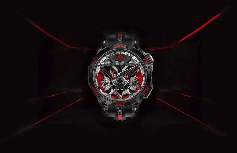 SIHH 2019：三方合作桀驁登場 羅杰杜彼Excalibur One-Off 雙飛行陀飛輪超級腕錶