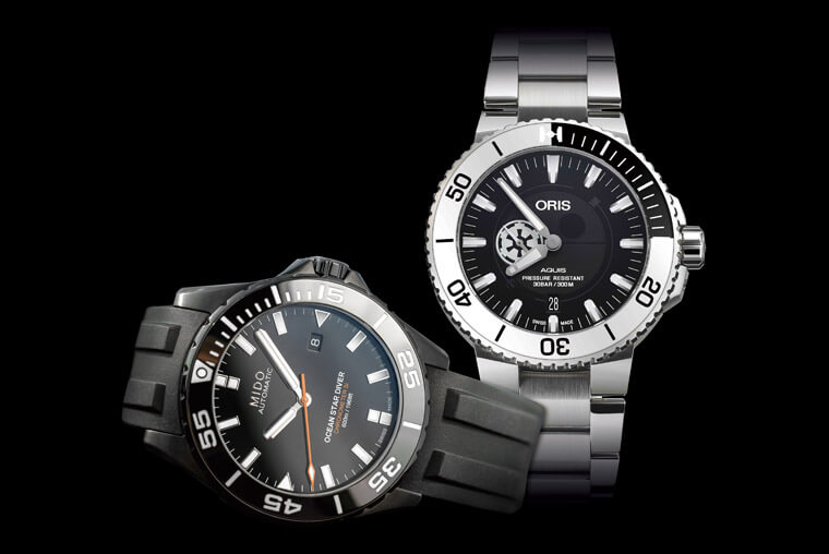入門級陶瓷圈潛水錶 Mido vs ORIS
