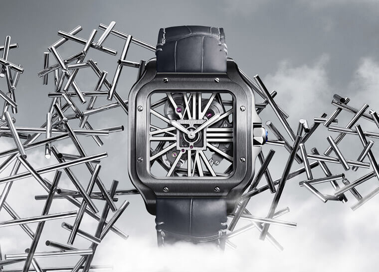 老字號飛行錶現代新改款 CARTIER Santos石英錶&鏤空錶