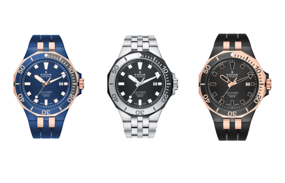 成立135週年的誠意之作 EDOX Delfin海豚系列自動日曆腕錶
