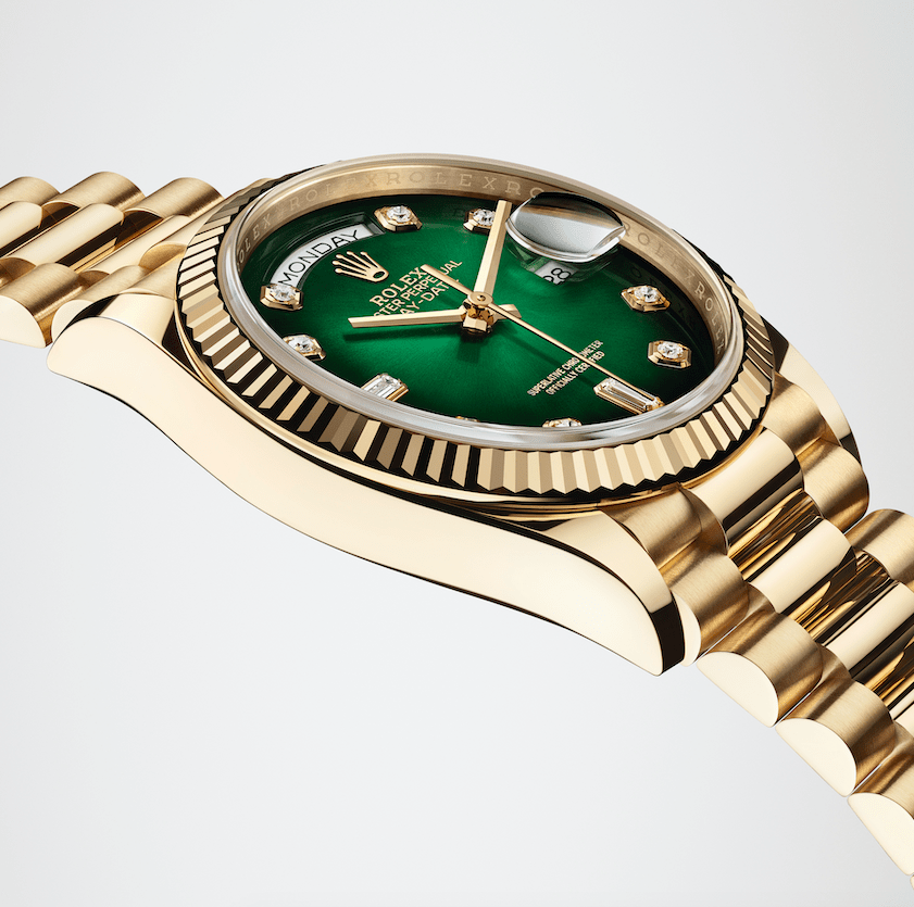 Basel 2019 元首之表镶上了钻石劳力士day Date 36 世界腕表world Wrist Watch