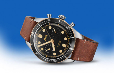 ORIS 65潛水計時錶終於量產市售 這次配的是半銅黑面