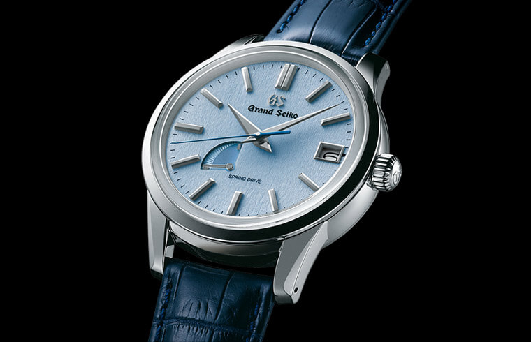 GRAND SEIKO Spring Drive家族新成员SBGA407以雪地蓝优雅面盘新色示人