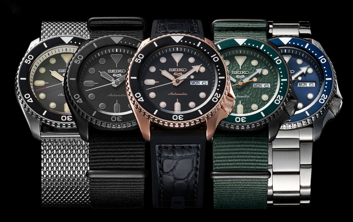 SEIKO全新5 Sports系列提供入门机械表多元选择