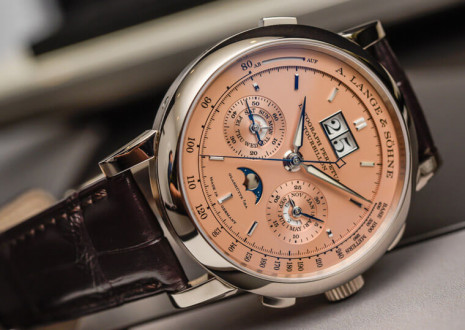 朗格Datograph萬年曆陀飛輪計時錶 正反面都展現精密複雜的高規格製錶工藝