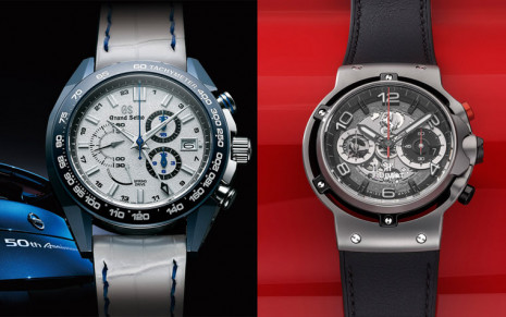 你有NISSAN GT-R我有法拉利GT GRAND SEIKO和宇舶的聯名跑車計時碼錶