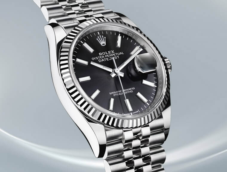 Datejust 36半金殼換上黑面 30萬元以內就可以入主