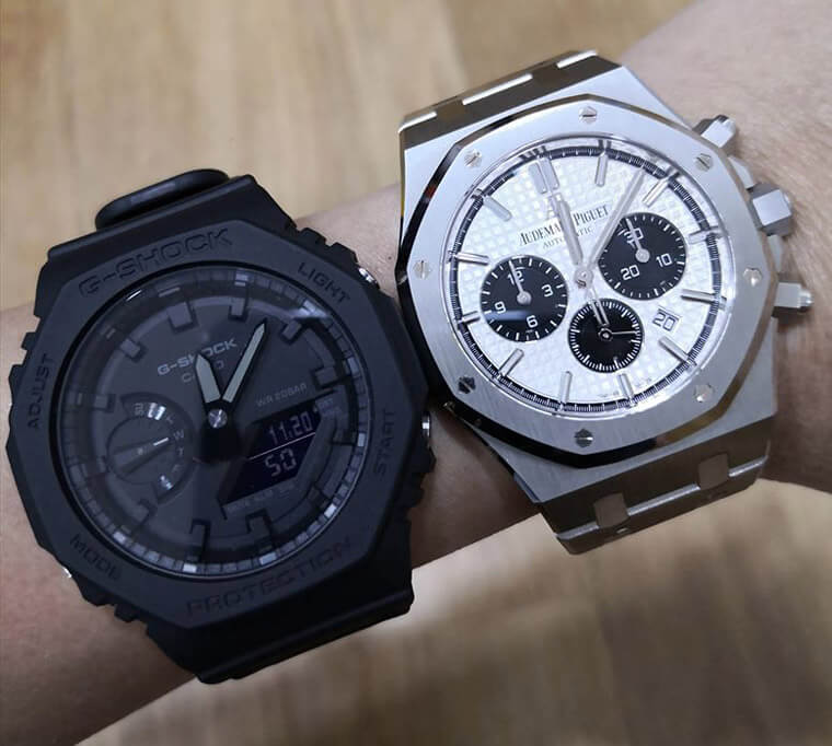 爱彼皇家橡树太经典入手不易先来只g Shock农家橡树过过癮 世界腕表world Wrist Watch