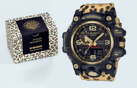 G-SHOCK和BABY-G再度攜手野生動物保護組織Wildlife Promising推出全新野生花豹手錶