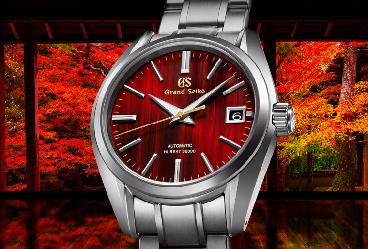 GRAND SEIKO以床红叶为灵感推出Heritage系列秋天主题限量表SBGH269