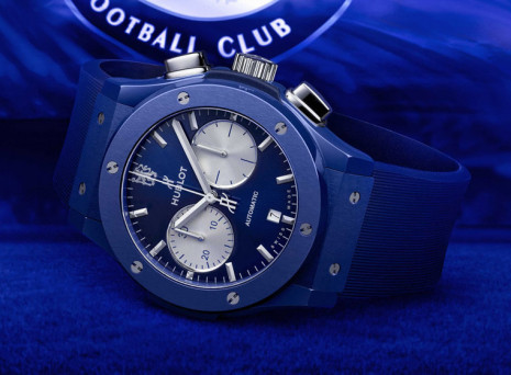 宇舶再度與英超切爾西足球俱樂部合作推出第三款經典融合計時錶