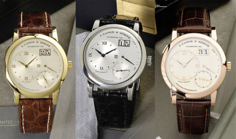 朗格三款珍罕Lange 1大日期手錶在Dr. Crott拍賣會創下拍賣紀錄
